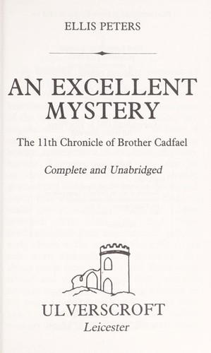 Edith Pargeter: An excellent mystery