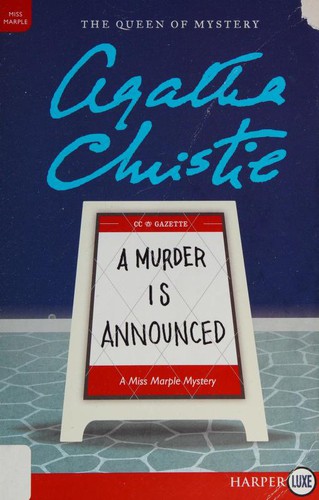 Agatha Christie: Murder Is Announced (2019, HarperCollins Publishers)