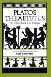 Plato, None None, Plato: The being of the beautiful (1986, University of Chicago Press)