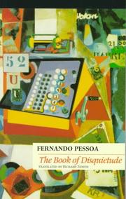 Fernando Pessoa, Fernando Pessoa: The book of disquietude (1996, Sheep Meadow Press)