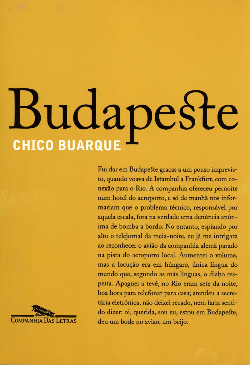 Chico Buarque: Budapeste (Paperback, portuguese language, 2003, Companhia das Letras)