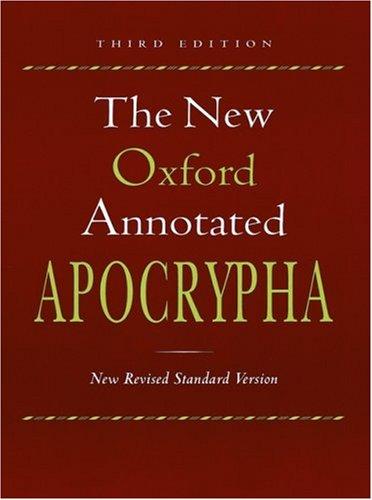 Bible: The New Oxford Annotated Bible, New Revised Standard Version, Third Edition (Genuine Leather Burgundy Indexed 9714) (Oxford University Press, USA)