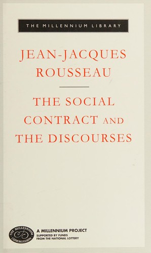 Jean-Jacques Rousseau: The Social Contract (Hardcover, 1993, Everyman's Library)