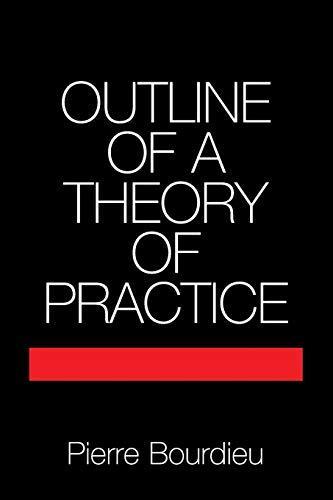 Pierre Bourdieu: Outline of a theory of practice (1997)