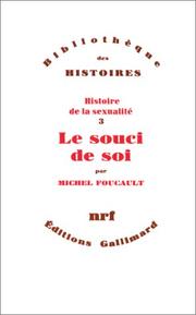 Michel Foucault: Histoire de la sexualité (French language, 1976, Gallimard)