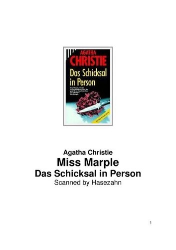 Agatha Christie: Das Schicksal in Person (German language, 1986, Loewe)