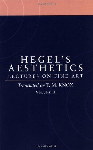 Georg Wilhelm Friedrich Hegel: Aesthetics: Lectures on Fine Art Volume II (1998)