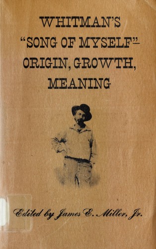 Walt Whitman: Song of myself (1964, Dodd, Mead)