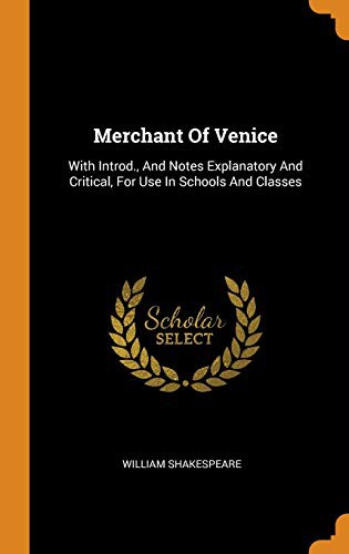 William Shakespeare: Merchant of Venice (Hardcover, 2018, Franklin Classics Trade Press)