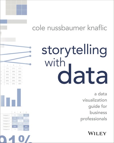 Cole Nussbaumer Knaflic: Storytelling with Data (2015, Wiley)