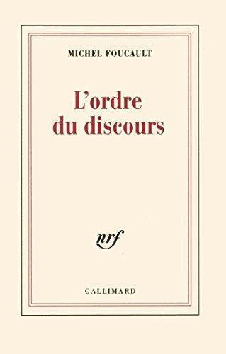 Michel Foucault: L'ordre du discours (French language, 1971)