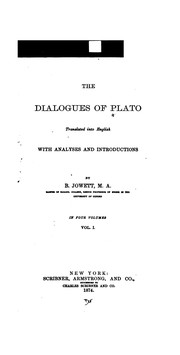 Plato, None None: The Dialogues of Plato (1874, Scribner, Armstrong, and co.)