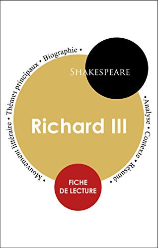 William Shakespeare: Fiche de lecture Richard III (Paperback, Paideia Education)