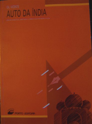 Gil Vicente, Mario Fiuza: Auto da Índia (Paperback, Portuguese language, 1985, Porto Editora)