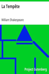 William Shakespeare: La Tempête (French language, 2005, Project Gutenberg)