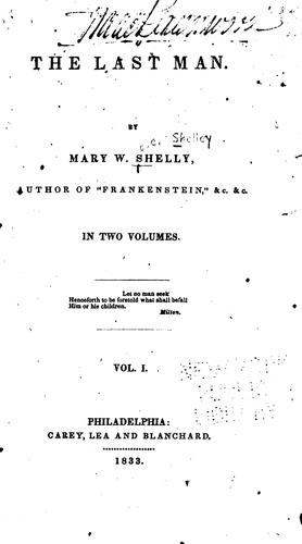 Mary Shelley: The  last man. (1965, University of Nebraska Press)