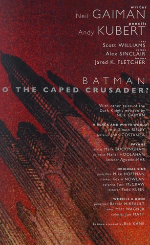Neil Gaiman: Batman (2011, Paw Prints)