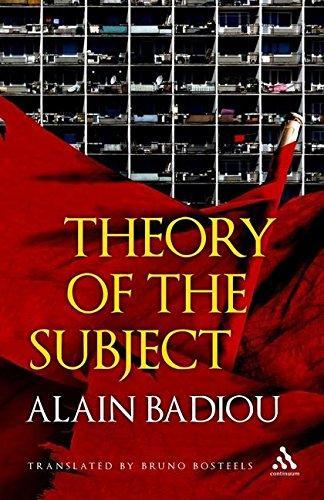 Alain Badiou: Theory of the Subject (Paperback, 2009, Bloomsbury Publishing)