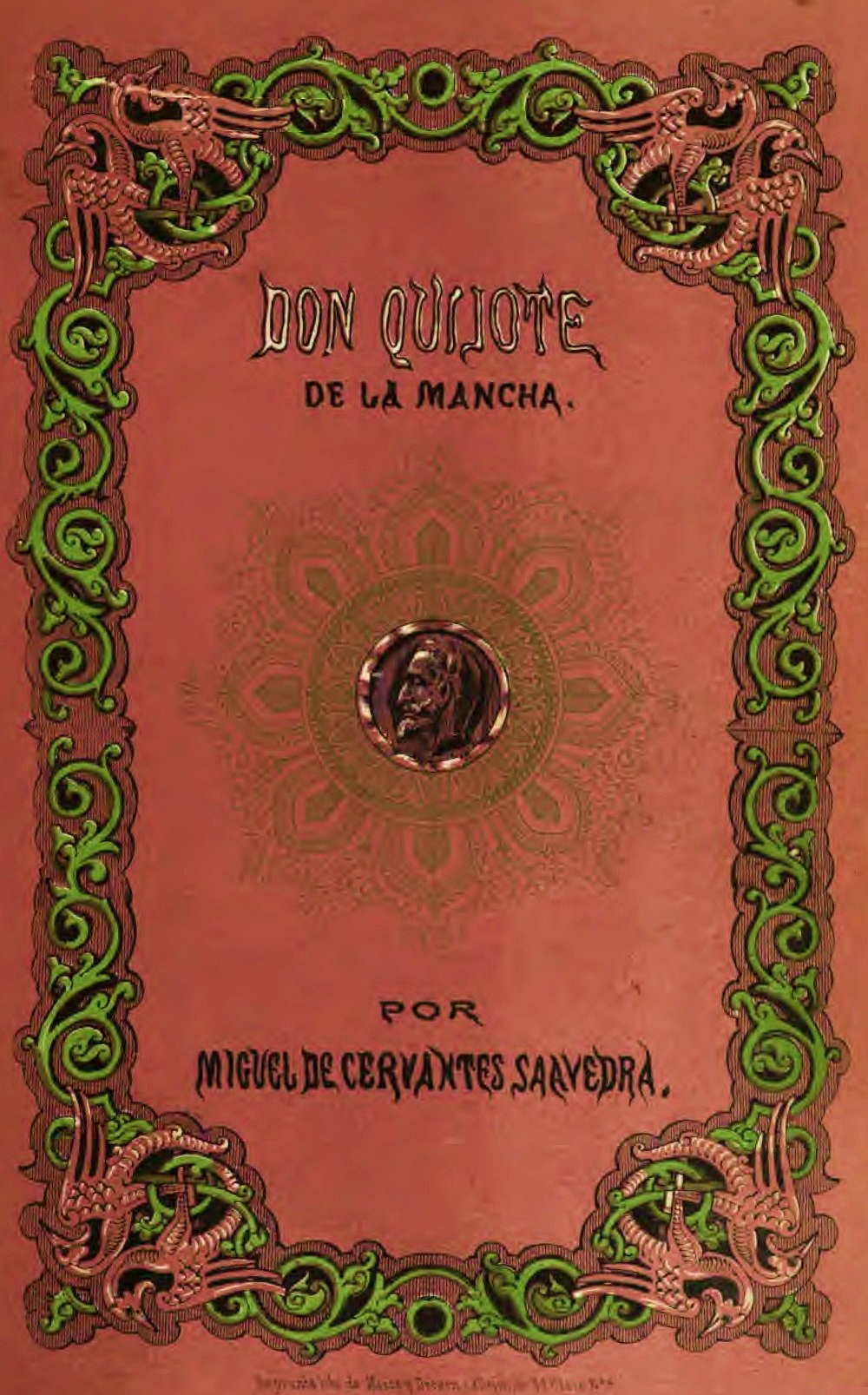 Miguel de Cervantes Saavedra: El ingenioso hidalgo Don Quijote de la Mancha (Spanish language, 1842)