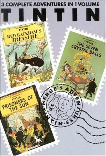 Hergé: The Adventures of Tintin - Red Rackham's Treasure / The Seven Crystal Balls / Prisoners of the Sun  (3 Complete Adventures in 1 Volume, Vol. 4) (1995, Little, Brown Young Readers)