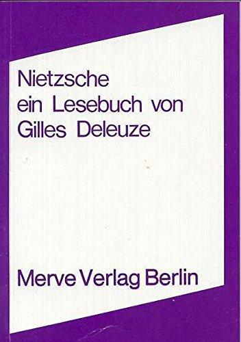 Gilles Deleuze: Nietzsche (German language, 1979, Merve Verlag)