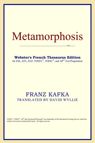 Franz Kafka: Metamorphosis (EBook, 2005, ICON Classics)