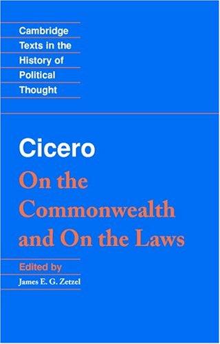 Cicero: On the commonwealth (1999, Cambridge University Press)