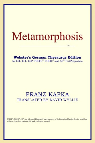 Franz Kafka: Metamorphosis (EBook, 2005, ICON Classics)
