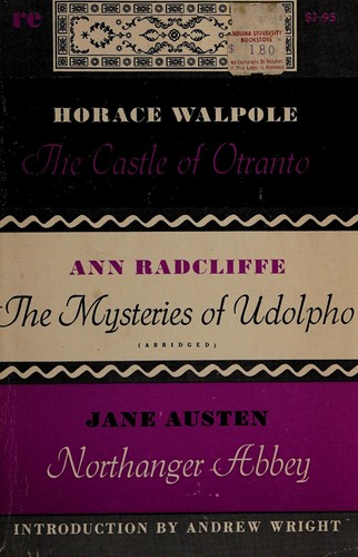 Horace Walpole: Castle of Otranto (1963, Holt, Rinehart amd Winston)