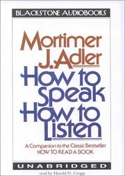 Mortimer J. Adler: How to Speak, How to Listen (1994, Blackstone Audiobooks)