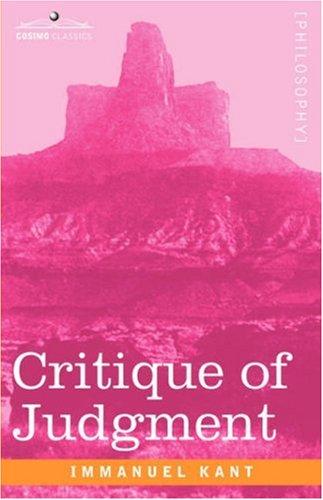 Immanuel Kant: Critique of Judgment (2007, Cosimo Classics)