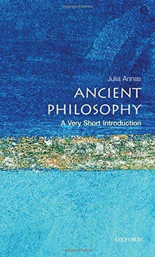 Julia Annas: Ancient Philosophy: A Very Short Introduction (2000)