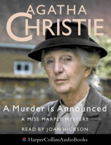 Agatha Christie: A Murder Is Announced (2001, HarperCollins Audio)