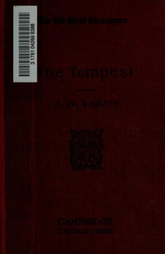 William Shakespeare: The Tempest (1926, University Press)