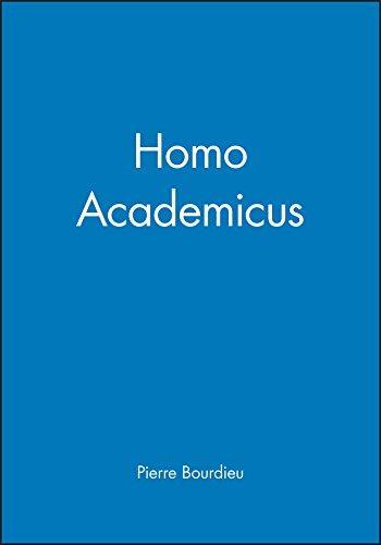 Pierre Bourdieu: Homo academicus (1988)