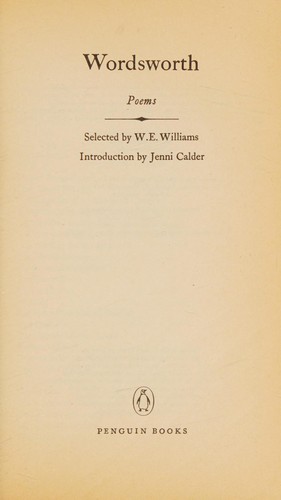 William Wordsworth: Wordsworth (1985, Penguin)