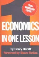 Henry Hazlitt: Economics in One Lesson (Hardcover, 1996, Laissez Faire Books)