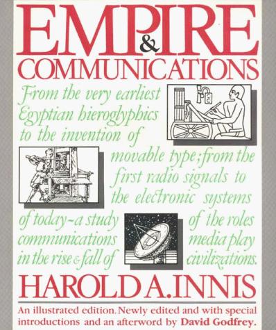 Harold Adams Innis: Empire & communications (1986, Press Porcépic)