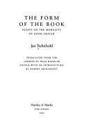 Tschichold, Jan: The form of the book (1991, Hartley & Marks)