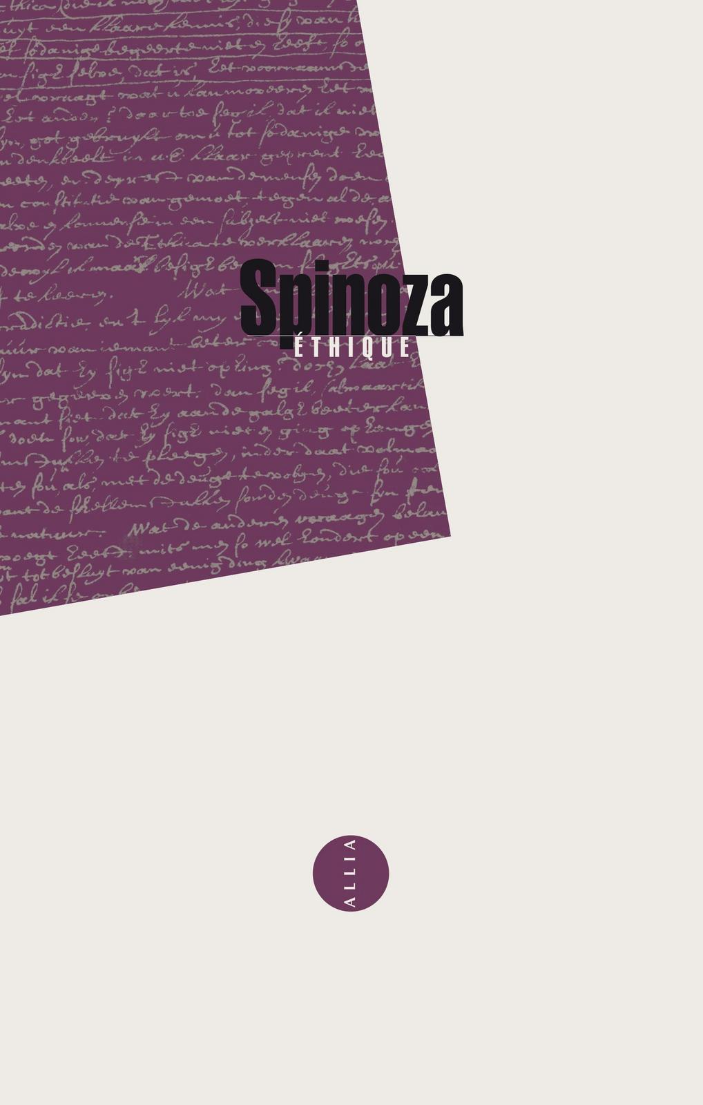 Baruch Spinoza: Ethique (French language, Éditions Allia)