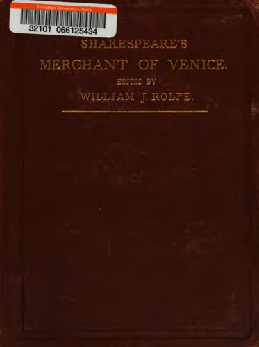 William Shakespeare: Shakespeare's Comedy of The Merchant of Venice (1884, Harper & brothers)