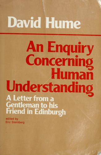 David Hume: An enquiry concerning human understanding (1977, Hackett Pub. Co.)