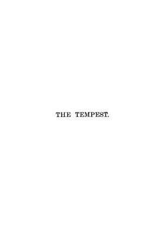 William Shakespeare: The Tempest (1913, Macmillan and Co.)