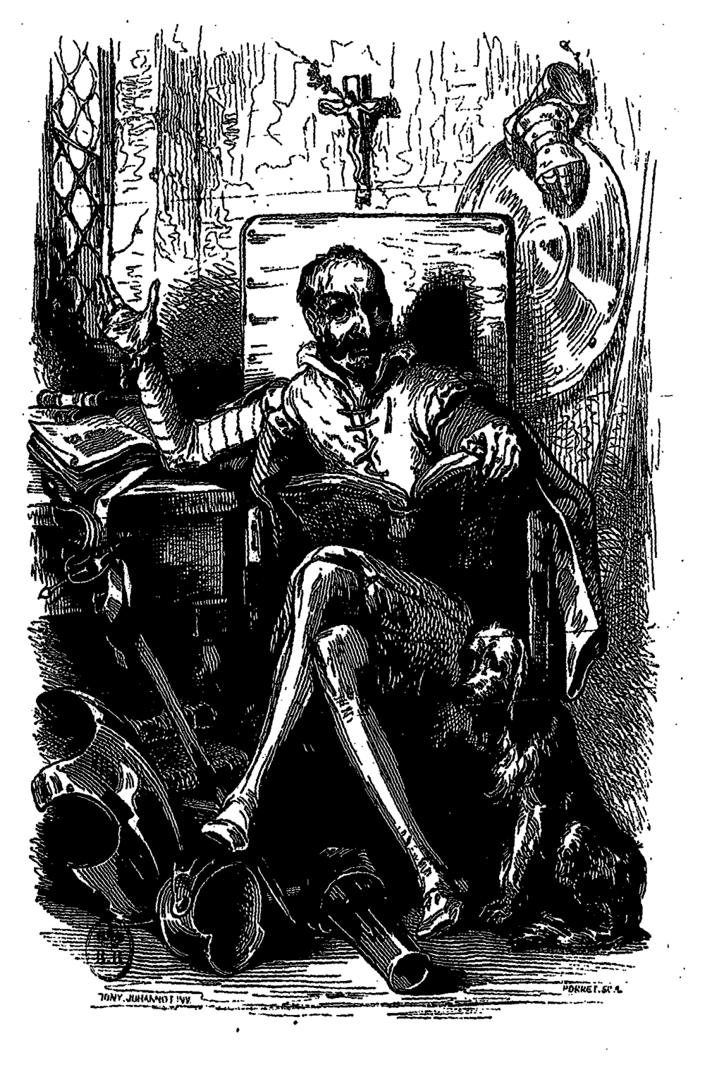 Miguel de Cervantes Saavedra: L’Ingénieux Hidalgo Don Quichotte de la Manche (French language, 1836)