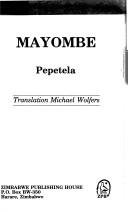 Pepetela.: Mayombe (1983, Zimbabwe Pub. House)