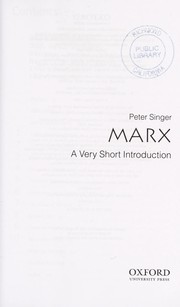 Peter Singer: Marx