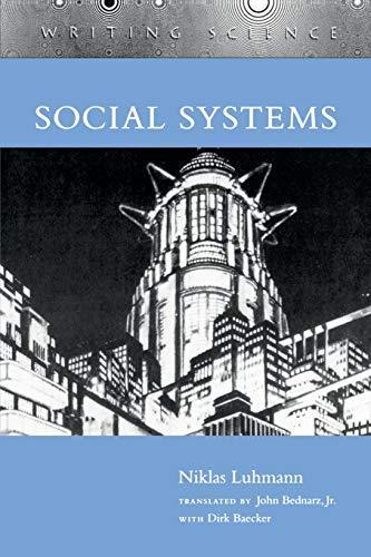 Niklas Luhmann: Social Systems (1996)