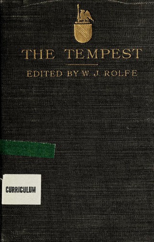 William Shakespeare: SHAKESPEARE’S COMEDY OF The Tempest (1904, American Book Company)