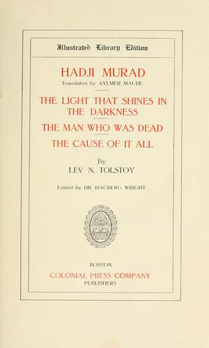 Leo Tolstoy: Hadji Murad (1912, Colonial Press)