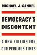 Michael J. Sandel: Democracy's Discontent (2022, Harvard University Press)